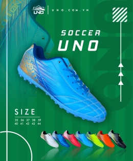 Soccer UNO - Bóng đá Pro Xanh dương 